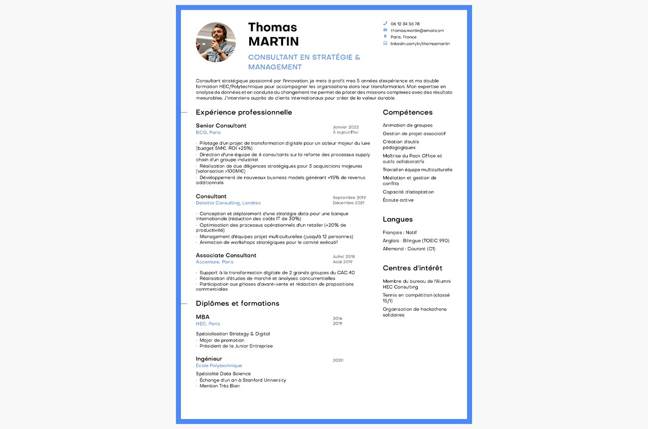 cv consultant